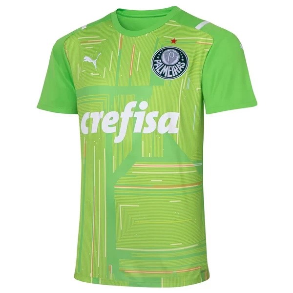 Thailand Trikot Palmeiras Torwart 2021-2022 Grün Günstige Fußballtrikots